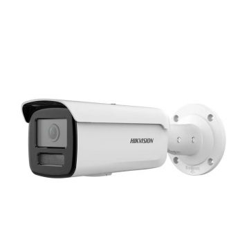 Camera de supraveghere exterior IP Hikvision, AcuSense DS-2CD2T23G2-4I28D, 2 MP, IR 80m, 2.8 mm, PoE