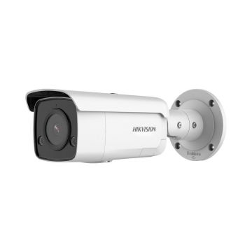 Camera de supraveghere IP Hikvision Acusense Darkfighter DS-2CD2T86G2-ISUSL, 8MP, 2.8 mm, IR 60 m, PoE, slot card, stroboscop