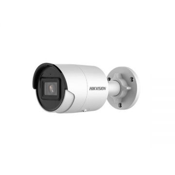 Camera supraveghere exterior IP Hikvision Acusense DS-2CD2083G2-I4, 8 MP, 4 mm, IR 40 m, PoE, slot card