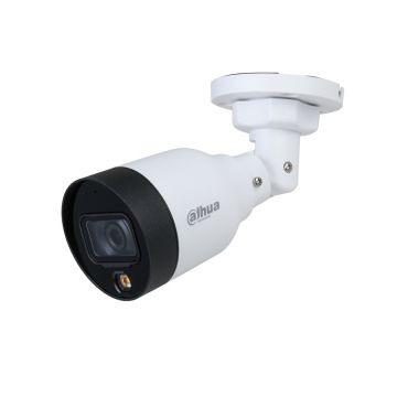 Camera supraveghere exterior IP Dahua Full Color IPC-HFW1439S-A-LED-S4, 4 MP, lumina alba 15 m, 2.8 mm, microfon, PoE