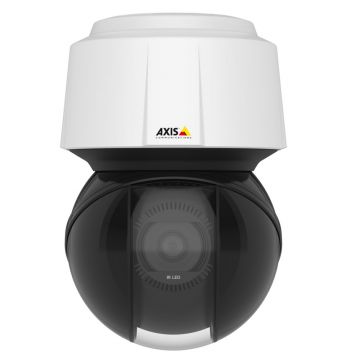 Camera supraveghere IP Dome Axis Lightfinder Q6135-LE 01958-002, 2 MP, IR 250 metri, 4.3-137.6 mm, PoE, slot card