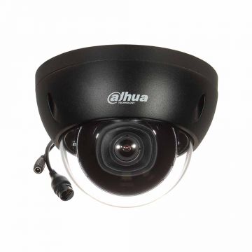 Camera supraveghere IP Dome Dahua WizSense IPC-HDBW2541E-S-0280B-BLACK, 5 MP, 2.8 mm, IR 30m, microfon, slot card, PoE, negru