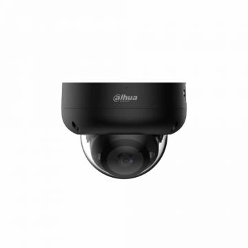 Camera supraveghere IP Dome Dahua WizSense IPC-HDBW3441R-AS-P-0210B-BLACK 4 MP, 2.1 mm, IR 30m, microfon, slot card, PoE, negru