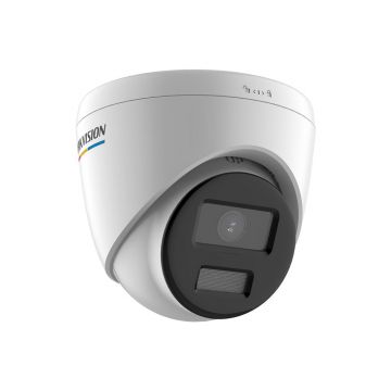 Camera supraveghere IP Dome Hikvision ColorVu DS-2CD1347G0-L-28C, 4 MP, 2.8 mm, lumina alba 30 m, slot card, PoE