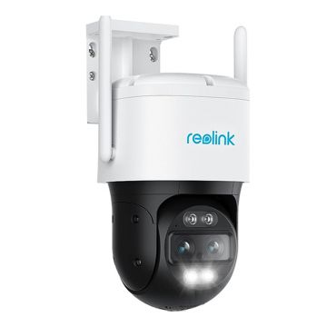 Camera supraveghere IP Speed Dome PTZ Reolink TrackMix Dual Lens, 4G LTE, 2K, 2.8 / 8 mm, IR/lumina alba 30 m, microfon, slot card, zoom x6, auto tracking