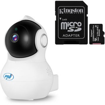 Camera supraveghere PNI IP930W 3.6mm + microSD 32GB