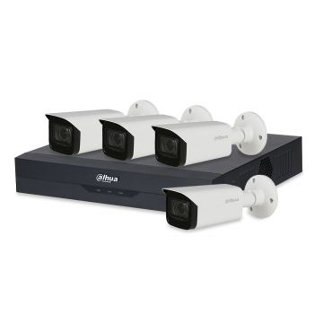 Sistem supraveghere exterior Dahua WizSense DH-B4EXT40M-2MP-V3, 4 camere, 2 MP, IR 80 m, Starlight, microfon, POS, IoT Sistem supraveghere exterior Dahua WizSense DH-B4EXT40M-2MP-V3, 4 camere, 2 MP, IR 80 m, Starlight, microfon, POS, IoT