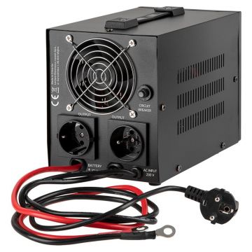 UPS Centrala termica, Electrocasnice, Electronice cu Sinus Pur 800VA 500W 12V Rebel RB-4002 UPS Centrala termica, Electrocasnice, Electronice cu Sinus Pur 800VA 500W 12V Rebel RB-4002