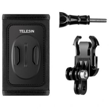 Accesoriu Camera Video de Actiune pentru camere video sport, Rotire 360 grade, Negru