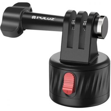 Accesoriu Camera Video de Actiune PU708B 1/4 inch pentru camere sportive, buton de eliberare rapida, Negru