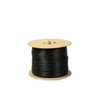 Cablu RG 59 coaxial cupru 100% cu alimentare 2x0.75 mm tambur 305 m