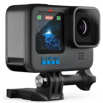 Camera de actiune GoPro Hero 12 Black Creator Edition Bundle, 5.3K60 27 MP Procesor GP2 HyperSmooth 6.0 (Negru)