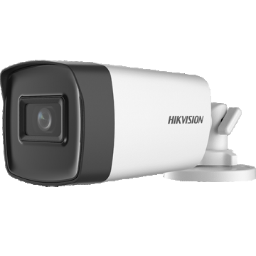 Camera de supraveghere HikVision Analog HD, Rezolutie 2 MP, Lentila 2.8 mm, Distanta IR 40 m, Microfon integrat