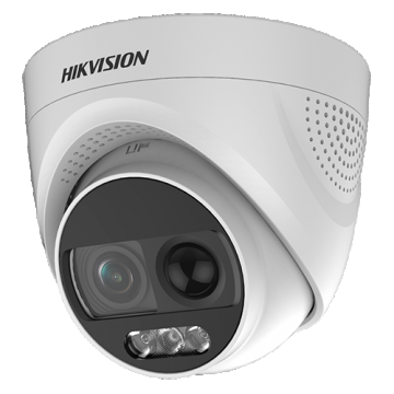 Camera de supraveghere HikVision ColorVU Analog HD, Rezolutie 2 MP, Lentila 2.8 mm, Infrarosu, Alarma