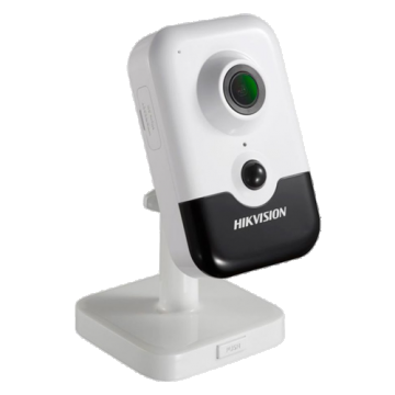 Camera de supraveghere HikVision Cube IP, Rezolutie 2.0MP, Wi-Fi, Lentila 2.8 mm, Comunicare audio, Distanta 10 m