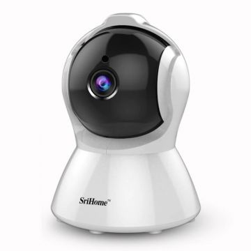 Camera de supraveghere Wireless Sricam, SriHome SH025, FullHD 2MP, Monitorizare Video Audio, Vedere Nocturna, Sunet bidirectional, senzor miscare