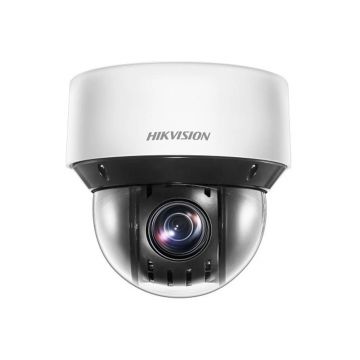 Camera supraveghere IP Speed Dome PTZ DarkFighter Hikvision, DS-2DE4A425IWG-E, 4 MP, auto tracking, IR 50 m, 4.8 - 120 mm, slot card, PoE