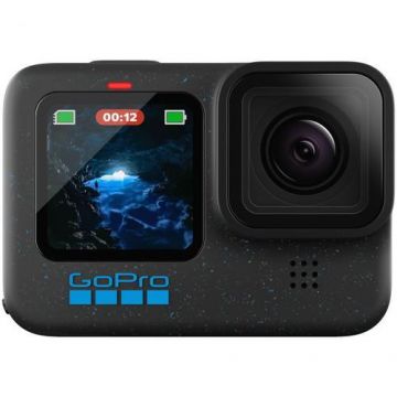 Camera video de actiune GoPro HERO 12 Black, 5.3K, HyperSmooth 6.0 (Negru)