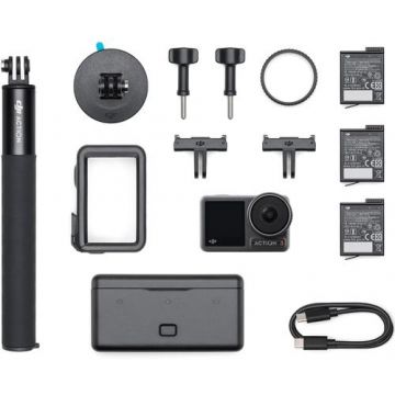 Camera video sport DJI Osmo Action3 Adventure Combo