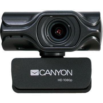 Canyon Web camera Canyon CNS-CWC6N, ultra full HD, 3.2 Megapixeli, trepied, USB2.0, cablu 2m, Gri