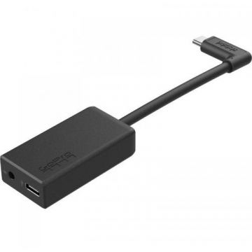 GoPro Convertor GoPro AAMIC-001 pentru Hero 5, USB-C - 3.5mm jack, Black