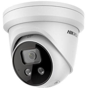 HIKVISION Camera supraveghere video Hikvision DS-2CD2346G2ISUSLC IP Turret, 1/2.7 CMOS, 2592 x 1944@30fps, 2.8mm, Alb