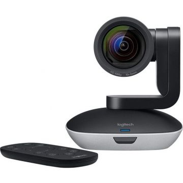 Logitech Camera Pentru Videoconferinta Logitech PTZ Pro 2 ConferenceCam, 1080p, HD, Zoom x10, Indicator LED, Negru