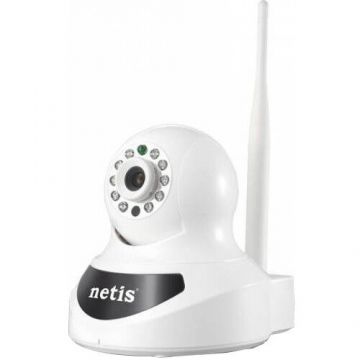 Netis Camera IP Netis SEC110, HD 720P, Wireless, P/T Cloud, motion detection, sound detection, slot microsd up to 32GB, microphone and speaker for two way audio