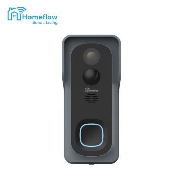 Sonerie inteligenta wireless cu monitorizare video Homeflow D-3001, Comunicare bidirectionala, Detectie miscare, Notificari, Modul sonerie interior inclus – Resigilat