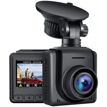 AUKEY Camera de bord Aukey, Full HD, 1920x1080 @ 30fps, 170°, MicroSD, LED, 1,5