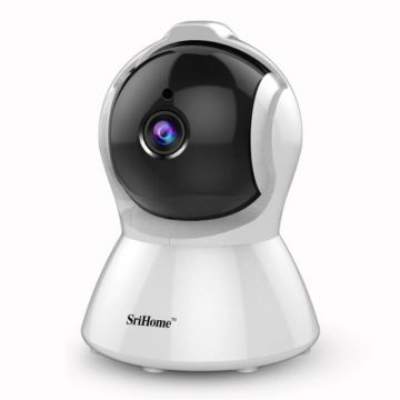 Camera de supraveghere Wireless Sricam, SriHome , FullHD 2MP, Monitorizare Video Audio, Vedere Nocturna, Sunet bidirectional, senzor miscare