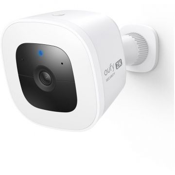 eufy Camera supraveghere eufy Spotlight Cam Pro 2K SoloCam L40, Reflector LED, WiFi, IP67, Alb