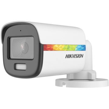 HIKVISION Camera de supraveghere Hikvision DS-2CE10DF8T-FSLN, 2 MP ColorVu Audio Fixed Mini Bullet Camera, 1920 × 1080, CMOS