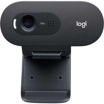 Logitech Camera web Logitech C505e HD Webcam, Negru
