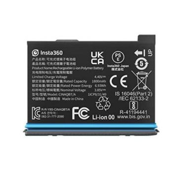 Acumulator Insta360 X3, 1800 mAh