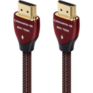 Cablu video Audioquest Cinnamon 48, HDMI Male - HDMI Male, v2.1, 1.5m, negru-cinnamon