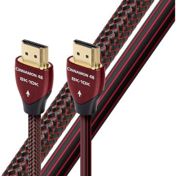 Cablu video Audioquest Cinnamon 48, HDMI Male - HDMI Male, v2.1, 5m, negru-cinnamon