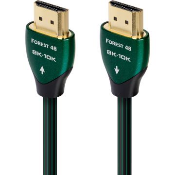 Cablu video Audioquest Forest 48, HDMI Male - HDMI Male, v2.1, 1.5m, negru-verde