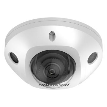 Camera de supraveghere IP Mini Dome Hikvision Darkfighter DS-2CD2546G2-IWS2C, 4 MP, 2.8 mm, IR 30 m, PoE, slot card