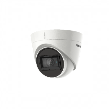 Camera supraveghere de exterior Turbo HD Dome Hikvision DS-2CE78U7T-IT3F28, 8 MP, 2.8 mm, IR 60 m