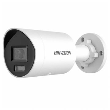 Camera supraveghere IP exterior Hikvision ColorVu DS-2CD2047G2H-LIU(EF), 2.8 mm, 4 MP, IR 40 m, slot card, microfon, PoE