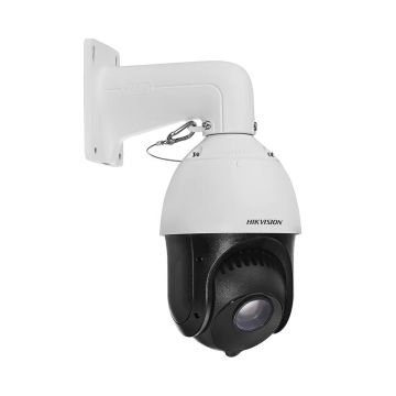 Camera supraveghere IP Speed Dome DarkFighter, Hikvision DS-2DE4225IW-DET5, 2 MP, lentila motorizata, 4.8-120 mm, IR 100 m, slot card, zoom 25x optic, PoE, PTZ