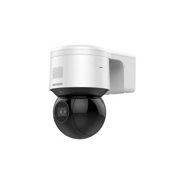 Camera supraveghere PTZ wireless IP WiFi Hikvision DS-2DE3A404IWG-E/W, 4 MP, 2.8-12 mm, IR 50 m, lumina alba 6 m, slot card, microfon si difuzor, PoE