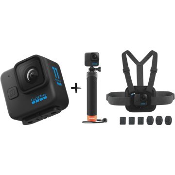 Camera video actiune GoPro HERO11 Black Mini + Accessories Bundle