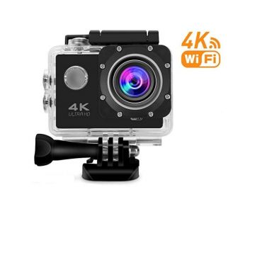 Camera video sport 4K Ultra HD, 22 fps, Wi-Fi Hotspot, LCD 2 inch, HDMI, 18 accesorii