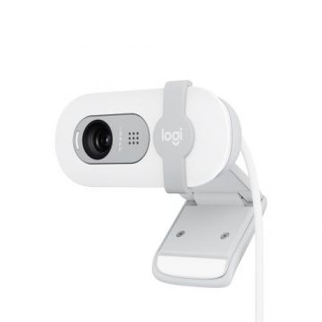 Camera Web Logitech Brio 100, Full HD, Alb