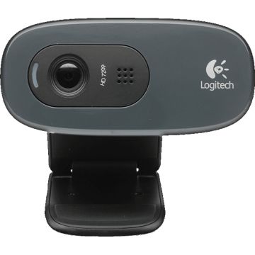 Camera Web Logitech C270, HD, USB, Black