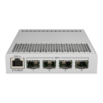 Cloud Router Switch, 1 x Gigabit, 2 x SFP+ 10Gbps - Mikrotik CRS305-1G-4S+IN
