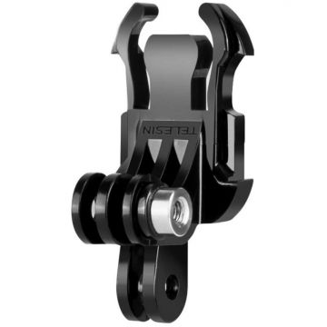 Accesoriu Camera Video de Actiune Dual Mount J-Hook pentru camere video sport, Negru