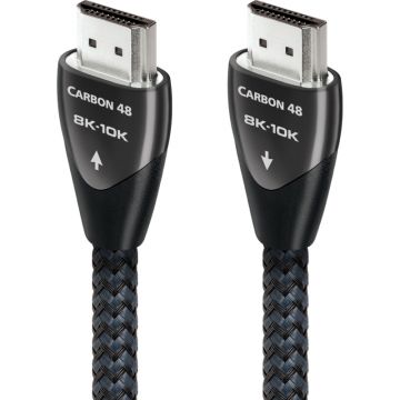 Cablu video Audioquest Carbon 48, HDMI Male - HDMI Male, v2.1, 1.5m, negru-gri
